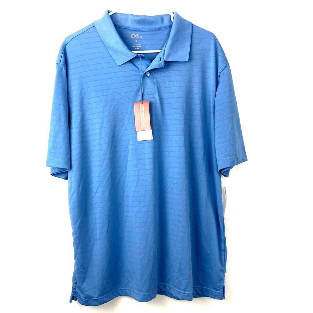 NWT Marc Edwards Polo Men's Large Performance Cool